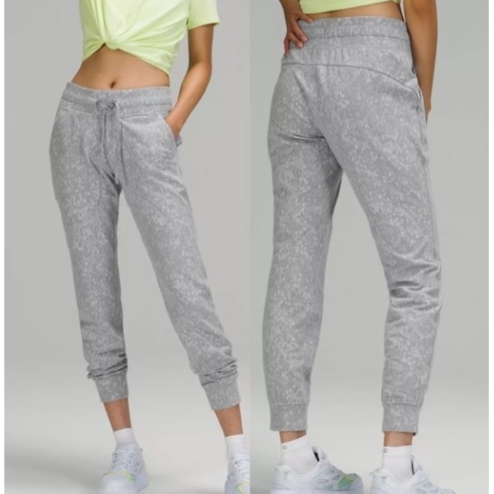 Lululemon Ready to Rulu Jogger 29" Speckle Spritz Jacquard Rhino Grey‎ size 4